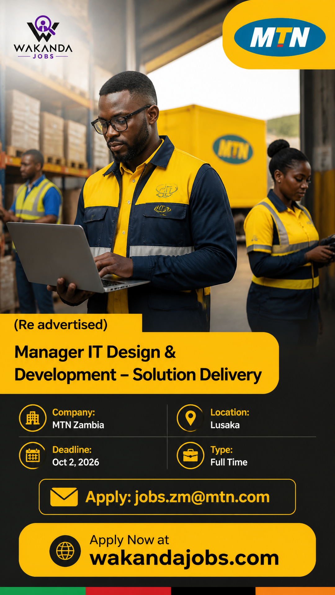 Manager, IT Design & Development – Solution Delivery