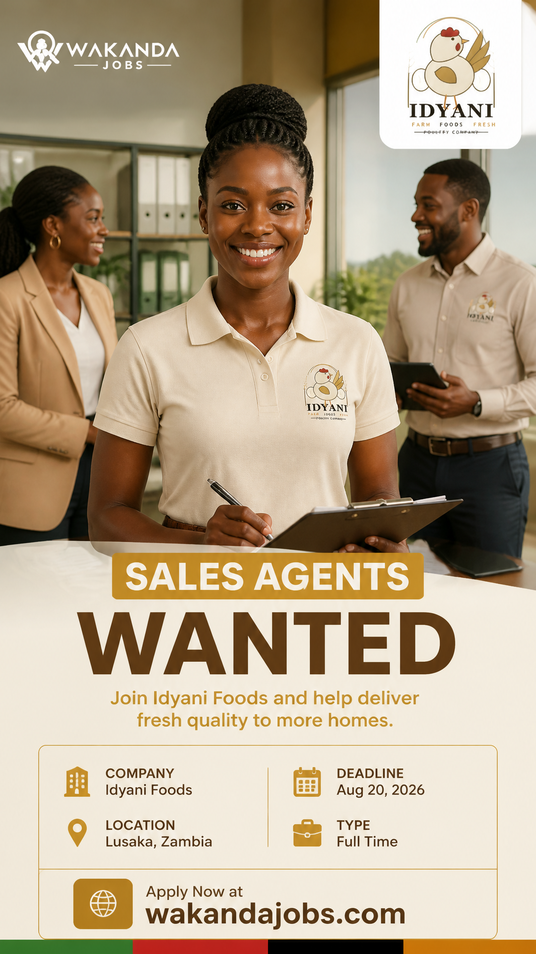 SALES AGENTS WANTED