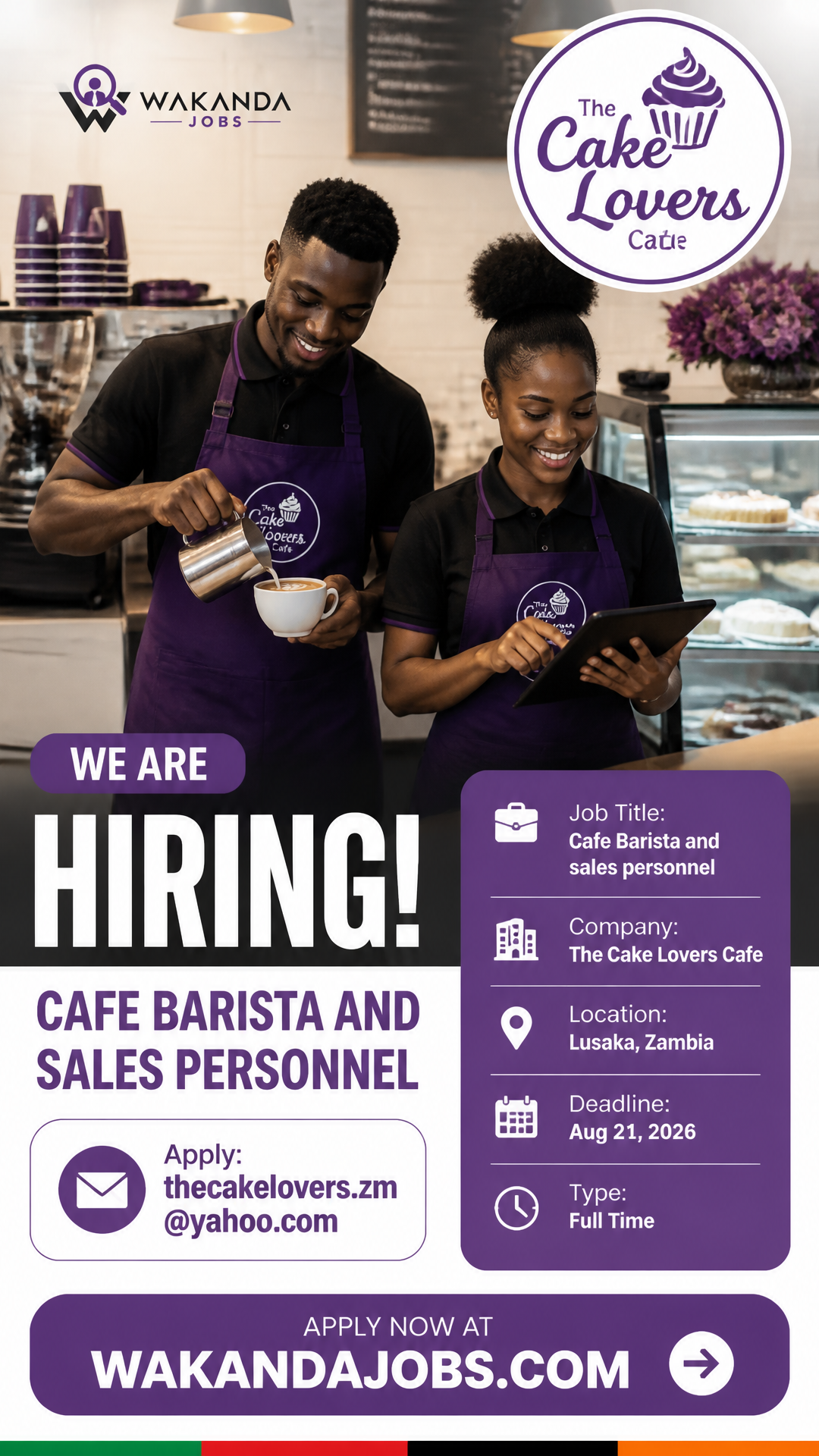 Cafe Barista and sales personnel